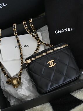 New in box CC  Novelty VIP crossbody black bag